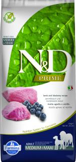 N&D PRIME DOG Adult M/L Lamb & Blueberry 12 kg