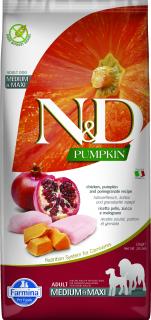 N&D Pumpkin DOG Adult M/L Chicken&Pomegranate 12 kg