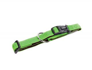 Obojek nylon soft Grip - světle zelený Nobby 1 x 20-30cm