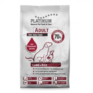 PLATINUM Natural Adult Lamb & Rice 1,5 kg