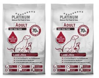 PLATINUM Natural Adult Lamb & Rice 10 kg