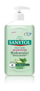 Sanytol Mýdlo hydratující zelený čaj & aloe vera bio 250 ml