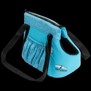 Transportní Taška softshell "Sněženka" tyrkys s melír 30cm