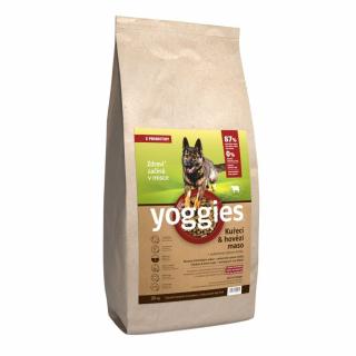 Yoggies granule lisované za studena kuřecí a hovězí 20 kg