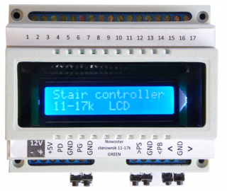 Řídící jednotka NOWOSTER 11-17 LCD DIN