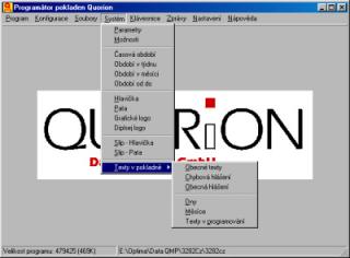 QProg pro konfiguraci QMP-Quorion včetně dotykové pokladny