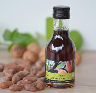 Extrakt Vanilka & Kakaové boby, Mauricius, od 70g hmotnost: 120g