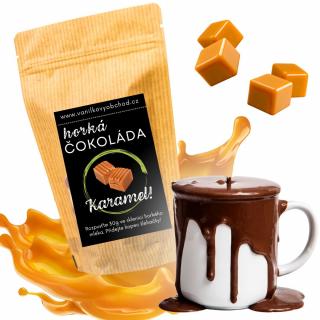 Horká čokoláda třída 42 % sypká – Karamel, 100g