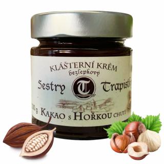 Oříškový krém kakao - extra hořké s vanilkou