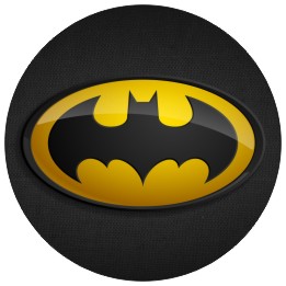 Button - placka Batman logo