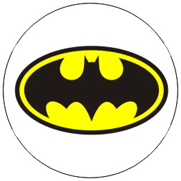 Button - placka Batman logo