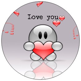 Button - placka I Love You 13