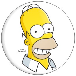 Button - placka Simpsonovi Homer