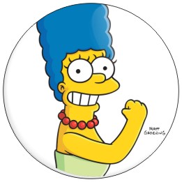 Button - placka Simpsonovi Marge