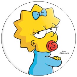 Button - placka Simpsonovi Megie