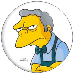 Button - placka Simpsonovi Vočko