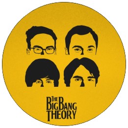 Button - placka Teorie velkého třesku 1