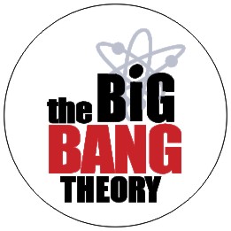 Button - placka Teorie velkého třesku logo