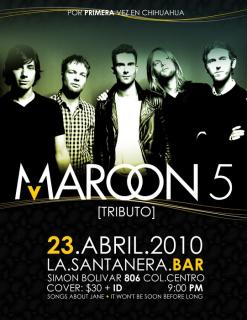 poster č.01034 Maroon 5 (hudební skupiny)