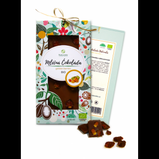 Čokoláda Naturalis s golden berries mléčná BIO- 80g