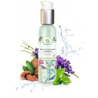 Tělový olej po koupeli s meduňkou (Krasomila) BIO Semante - 100 ml