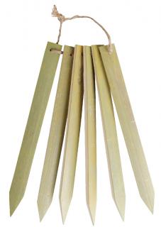 Bambusové cedulky na bylinky