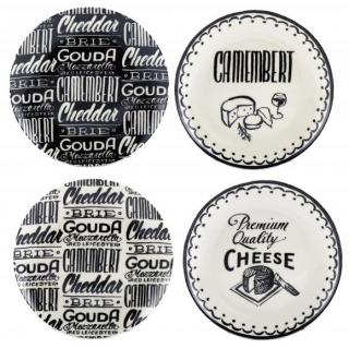 Dezertní talíře  | Gourmet Cheese | sada 4ks