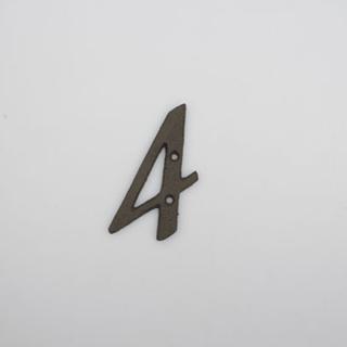 Domovní číslo na fasádu | č. 4 | 7x11 cm