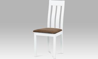 Jídelní židle dřevěná bílá 45x41x96x48cm