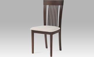 Jídelní židle | potah krémový ořech