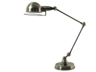 Lampa stolní stříbrná
