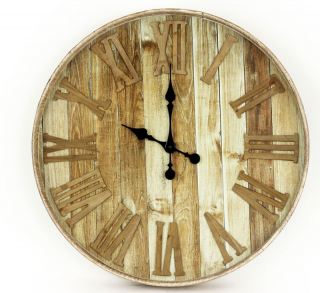 Nástěnné hodiny dřevo