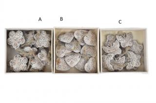 Ozdoby k zavěšení box 10 ks 3 varianty A