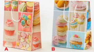 Papírová taška | cupcake | střední A