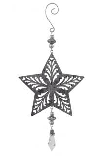 Vánoční dekorace | hvězda | diamant | více velikostí menší