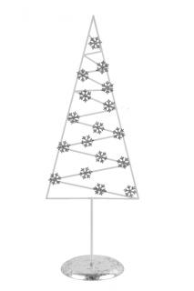 Vánoční dekorace | stromek | s vločkami | více velikostí menší