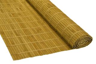 Bambusová rohož za postel světle hnědá Šířka rohože: 100 cm, Délka rohože: 200 cm