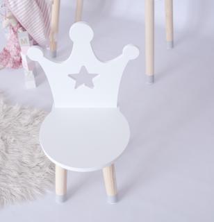 Dětská židlička koruna