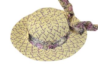 Dětský klobouk fialový