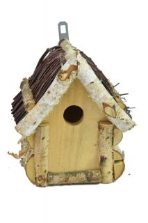 Dřevěná budka pro ptáky, 18 x 12 cm