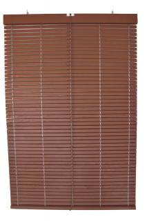 Dřevěná roleta na pergolu - barva mléčné čokolády Šířka rolety: 100 cm, Rozvin rolety: 100 cm