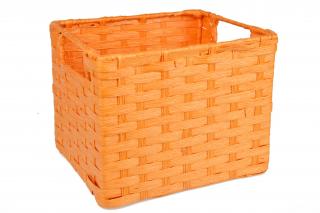 Úložný box oranžový Rozměry (cm): 19x20, v. 17