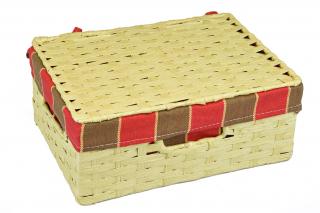 Úložný box s víkem Rozměry (cm): 22x15, v. 9