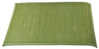 Zelené prostírání z bambusu, 30 x 45 cm