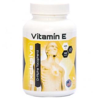 Vitamín E 400 IU přírodní, 100 kapslí
