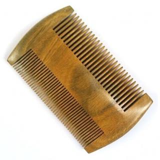 Beard Comb 00786 SandalWood - dvoustranný hřeben na vousy ze santalového dřeva