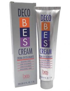 BES Decobes Cream Bleaching 220g - krémový melír na vlasy, zesv. o 5 tónů