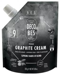 BES Decobes Graphite Cream 9 Gentle 250g - prémiový krémový melír s Babassu olejem