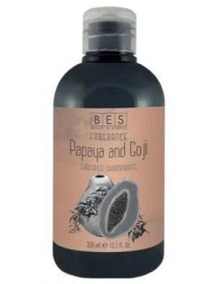 BES Fragrance Papaya And Goji Shampoo 300ml - vlasový šampon s vůní Papaya a Goji