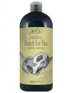 BES Fragrance Peach Ice Tea Shampoo 1000ml - vlasový šampon s vůní broskve